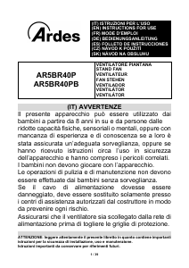 Handleiding Ardes AR5BR40P Ventilator