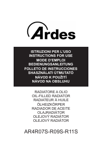 Manuale Ardes AR4R07S Termoventilatore