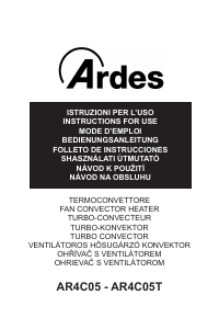 Használati útmutató Ardes AR4C05 Hősugárzó