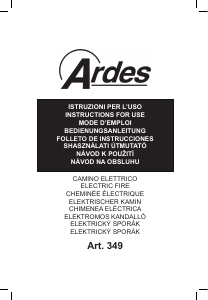 Manual Ardes AR349 Electric Fireplace
