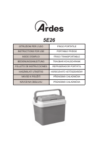 Manuale Ardes AR5E26 Frigorifero portatile
