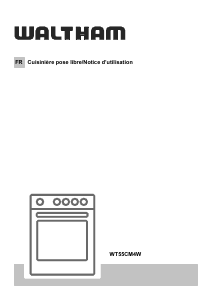 Mode d’emploi Waltham WT 55 CM 4W Cuisinière