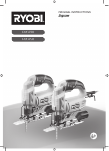 Manual Ryobi RJS750 Jigsaw