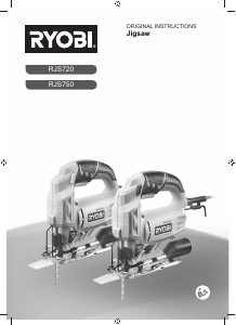 Bruksanvisning Ryobi RJS750 Sticksåg
