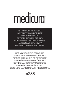 Manual Medicura M288 Manicure-Pedicure Set