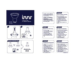 Manual Innr RS 225-4 White GU10 Lamp