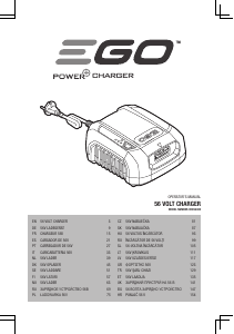 Наръчник EGO CHX5500E Зарядно устройство