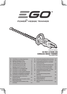 Mode d’emploi EGO HTX6500 Taille-haies