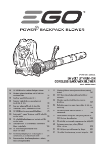 Manual de uso EGO LB6002E Soplador de hojas