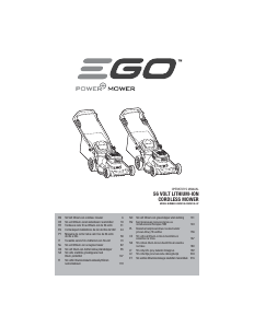 Handleiding EGO LM2011E Grasmaaier