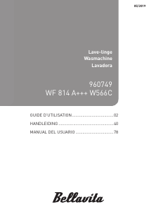 Mode d’emploi Bellavita WF 814 A+++ W566C Lave-linge