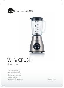 Käyttöohje Wilfa WBL-1200V2 Tehosekoitin