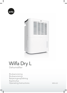 Manual Wilfa WDH-20 Dehumidifier