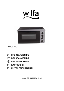 Brugsanvisning Wilfa EMC-3000W Ovn