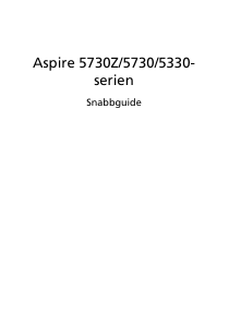 Bruksanvisning Acer Aspire 5730Z Bärbar dator