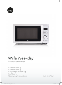 Manual Wilfa WMO-D20L700W Microwave
