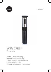 Handleiding Wilfa SVS-1200S Creek Sous-vide stick