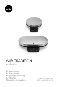 Käyttöohje Wilfa DWA-517S Vohvelirauta
