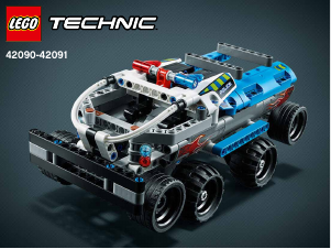 Manuál Lego set 42090 Technic Útěk v teréňáku