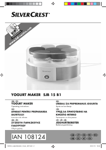 Наръчник SilverCrest IAN 108124 Машина за правене на йогурт
