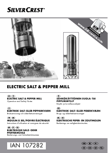 Handleiding SilverCrest IAN 107282 Peper- en zoutmolen