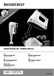 Bedienungsanleitung SilverCrest SHMSB 300 A2 Handmixer