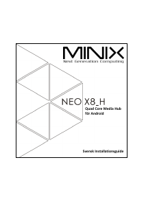 Bruksanvisning Minix NEO X8_H Mediaspelare