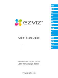 Handleiding EZVIZ C3N IP camera