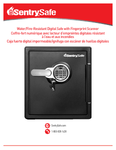 Handleiding SentrySafe SFW123BSC Kluis