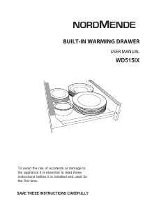 Handleiding Nordmende WD515IX Warmhoudlade