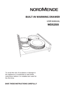 Handleiding Nordmende WD525IX Warmhoudlade