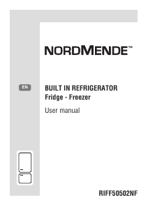 Bruksanvisning Nordmende RIFF50502NF Kyl-frys