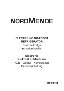Manual Nordmende RFA91IX Fridge-Freezer