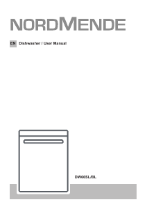 Manual Nordmende DW66BL Dishwasher