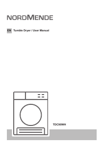 Handleiding Nordmende TDC90WH Wasdroger