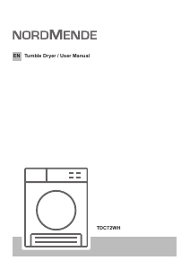 Handleiding Nordmende TDC72WH Wasdroger
