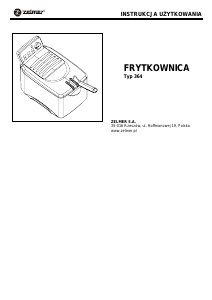 Instrukcja Zelmer 364 Frytkownica