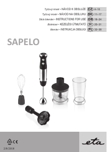 Instrukcja Eta Sapelo 5013 90010 Blender ręczny