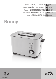 Használati útmutató Eta Ronny 316690000 Kenyérpirító