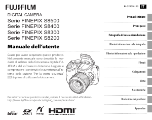 Manuale Fujifilm FinePix S8200 Fotocamera digitale