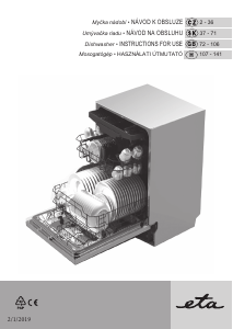 Manuál Eta 239590001 Myčka na nádobí