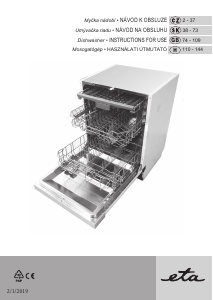 Manual Eta 339390001 Dishwasher