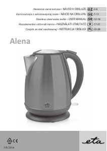 Handleiding Eta Alena 3590 90010 Waterkoker