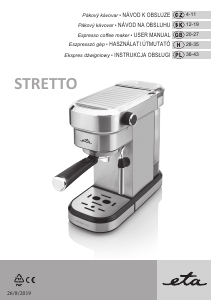 Használati útmutató Eta Stretto 2180 90000 Presszógép