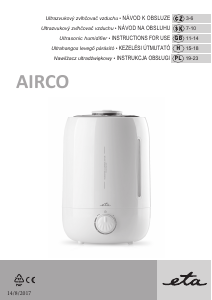Manual Eta Airco 0629 90000 Humidifier
