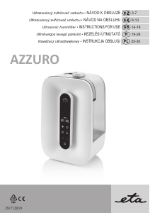Manual Eta Azzuro 0626 90000 Humidifier