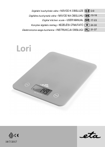 Manuál Eta Lori 2777 90050 Kuchyňská váha
