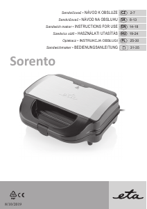 Handleiding Eta Sorento 3151 90010 Contactgrill