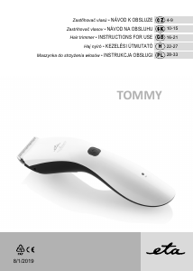 Manual Eta Tommy 4345 90000 Hair Clipper
