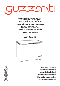 Bruksanvisning Guzzanti GZ 210 Frys